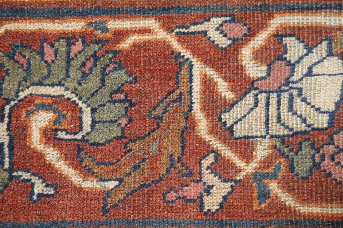 Pre-1900 Antique Vegetable Dye Mahal Persian Rug 9x12 - 9