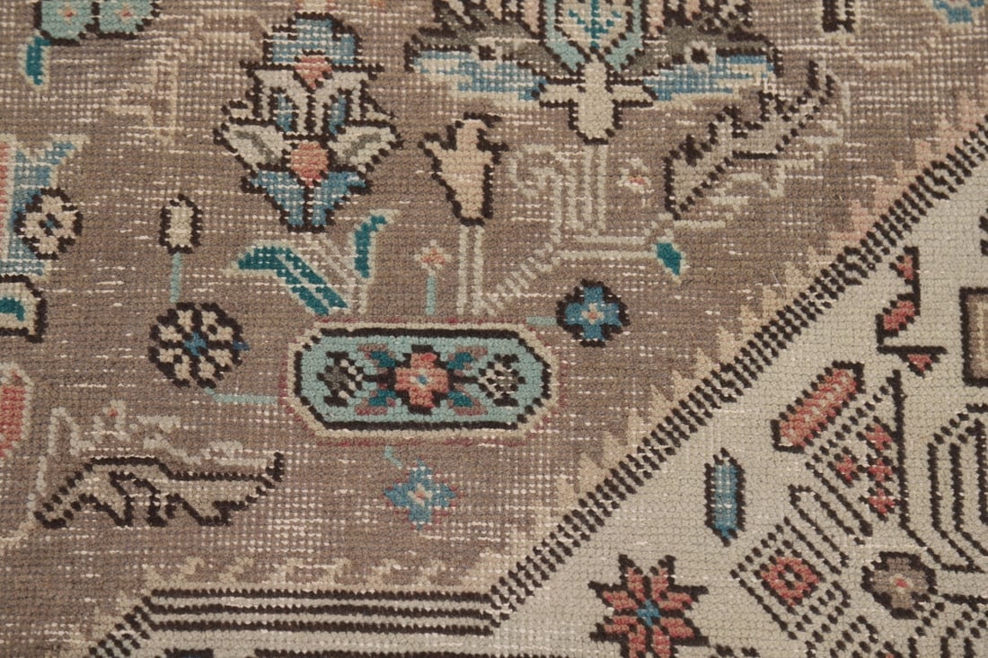 Antique Wool Tabriz Persian Area Rug 8x11 - 11