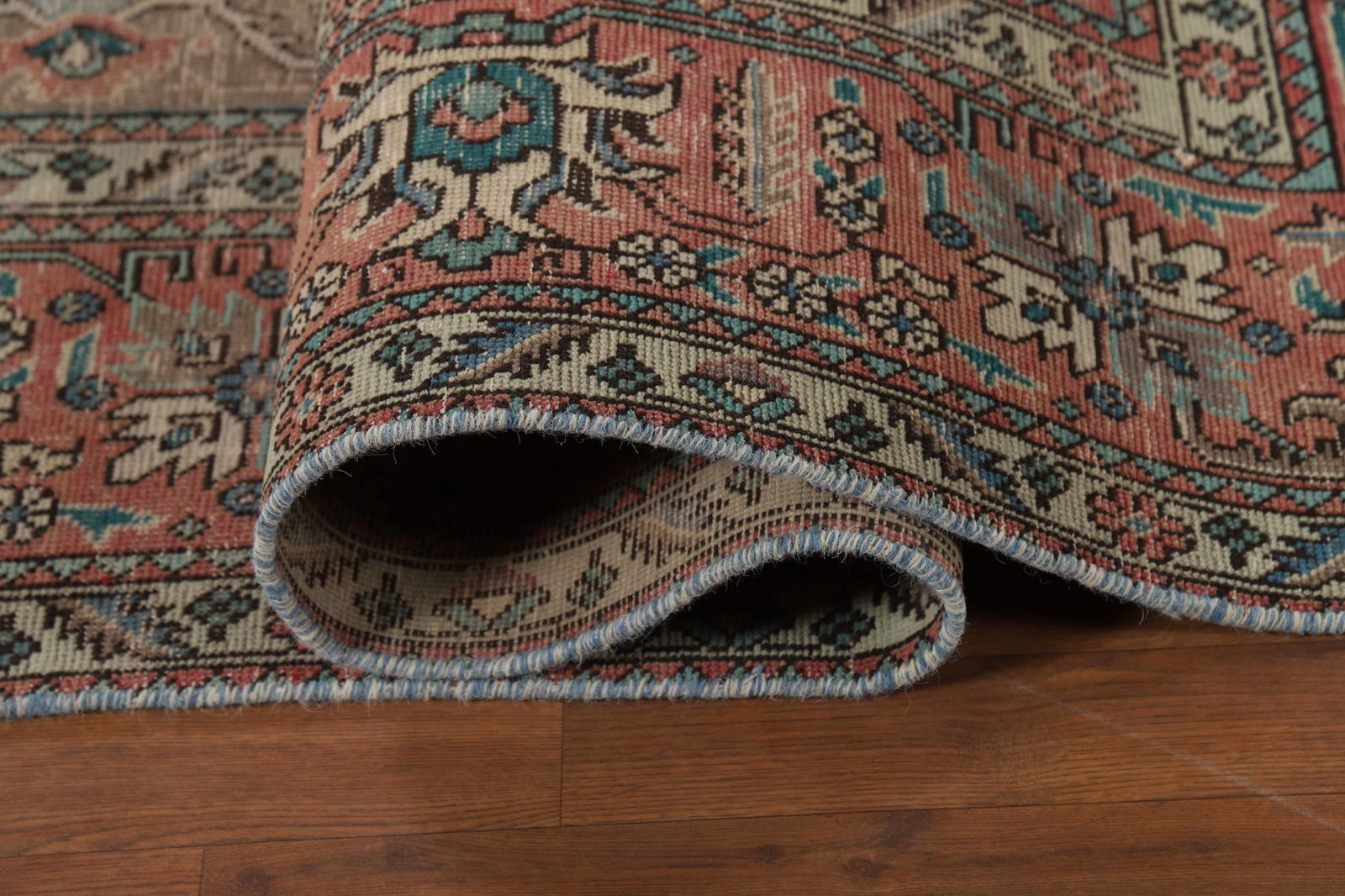 Antique Wool Tabriz Persian Area Rug 8x11 - 14