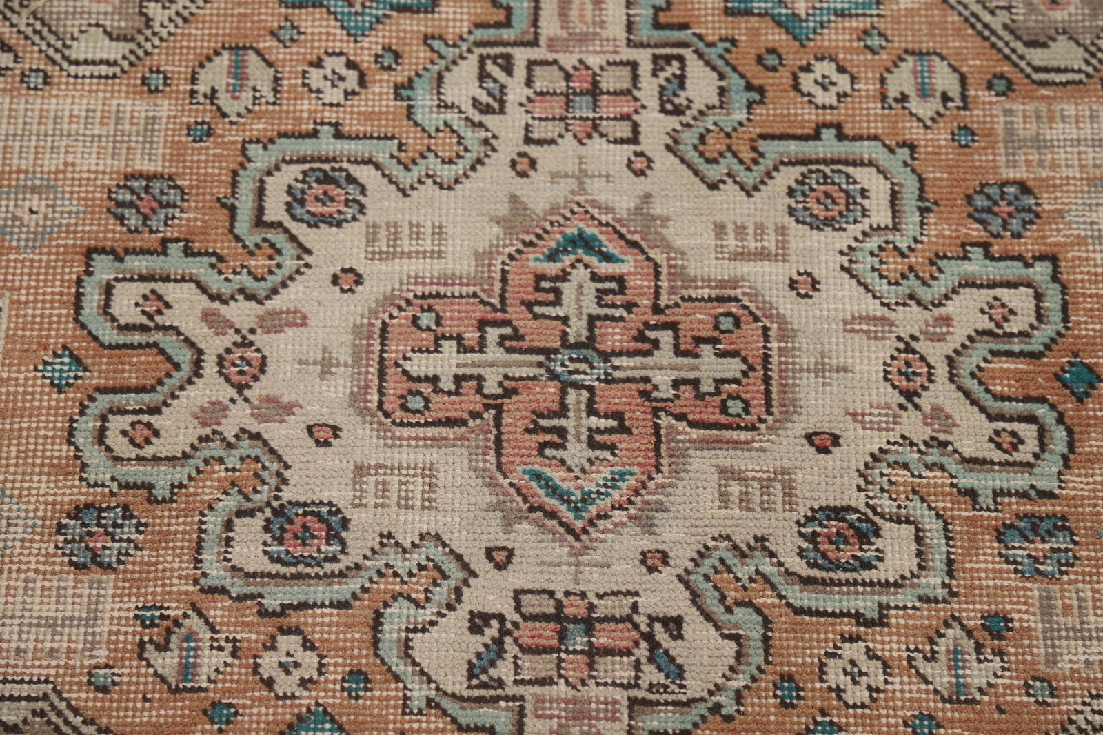 Antique Wool Tabriz Persian Area Rug 8x11 - 9