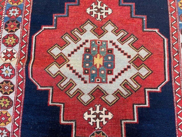 Antique Shirvan Caucasian Rug-3813 - 3