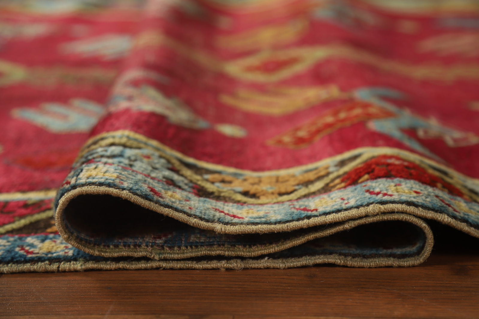 Pre-1900 Antique Karabagh Vegetable Dye Runner Rug 4x12 - 14