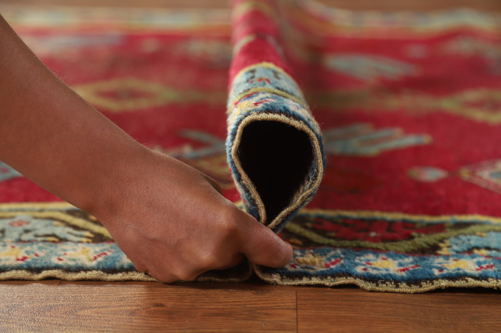 Pre-1900 Antique Karabagh Vegetable Dye Runner Rug 4x12 - 19