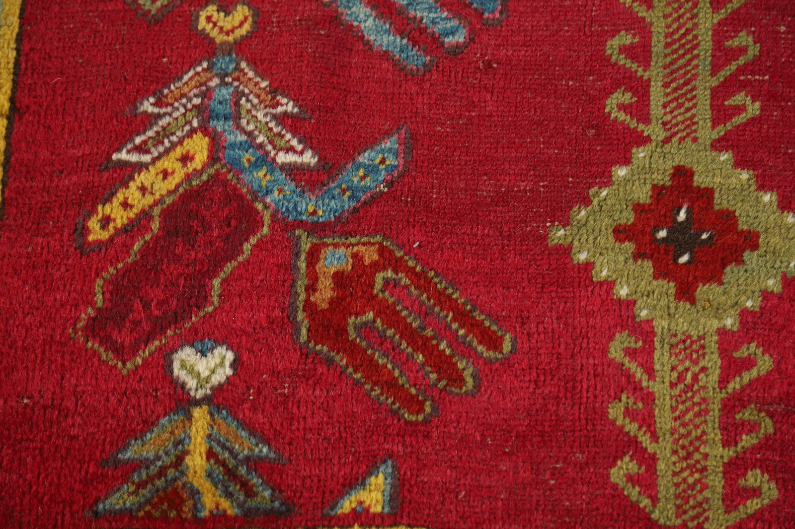 Pre-1900 Antique Karabagh Vegetable Dye Runner Rug 4x12 - 9