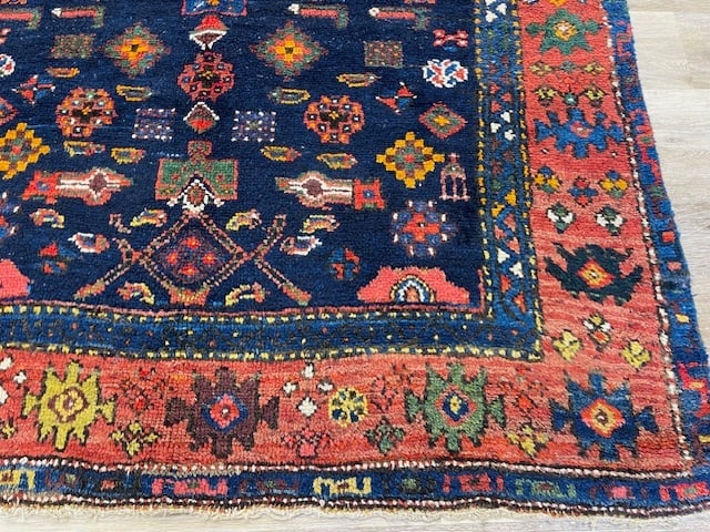 Antique Persian Kurdish Tribal Rug-5222/9 - 2