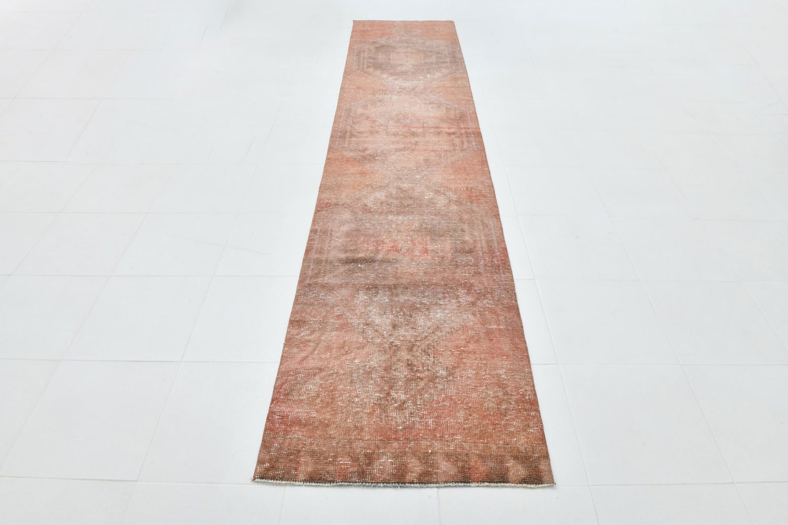 2'7'' x 12'5'' Turkish Vintage Runner Rug - 22962 - 17