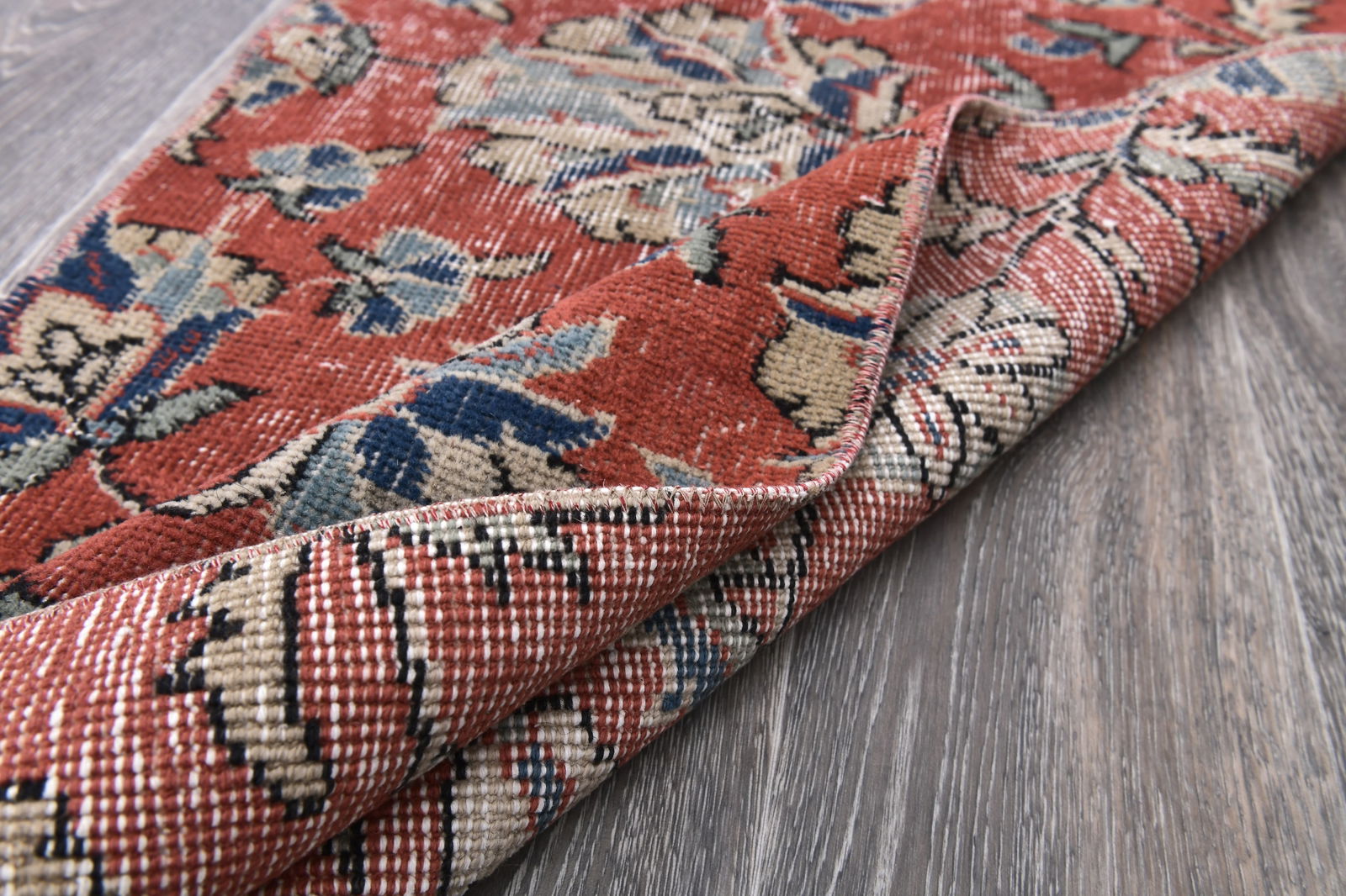 1'11'' x 4'2'' Turkish Vintage Runner Rug - 243966 - 13