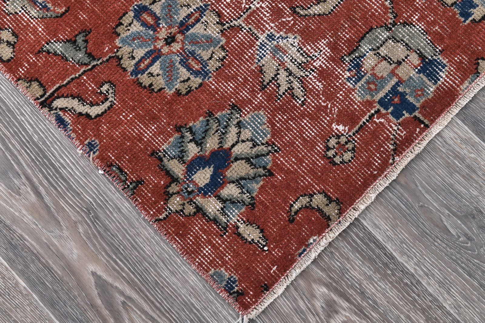 1'11'' x 4'2'' Turkish Vintage Runner Rug - 243966 - 7