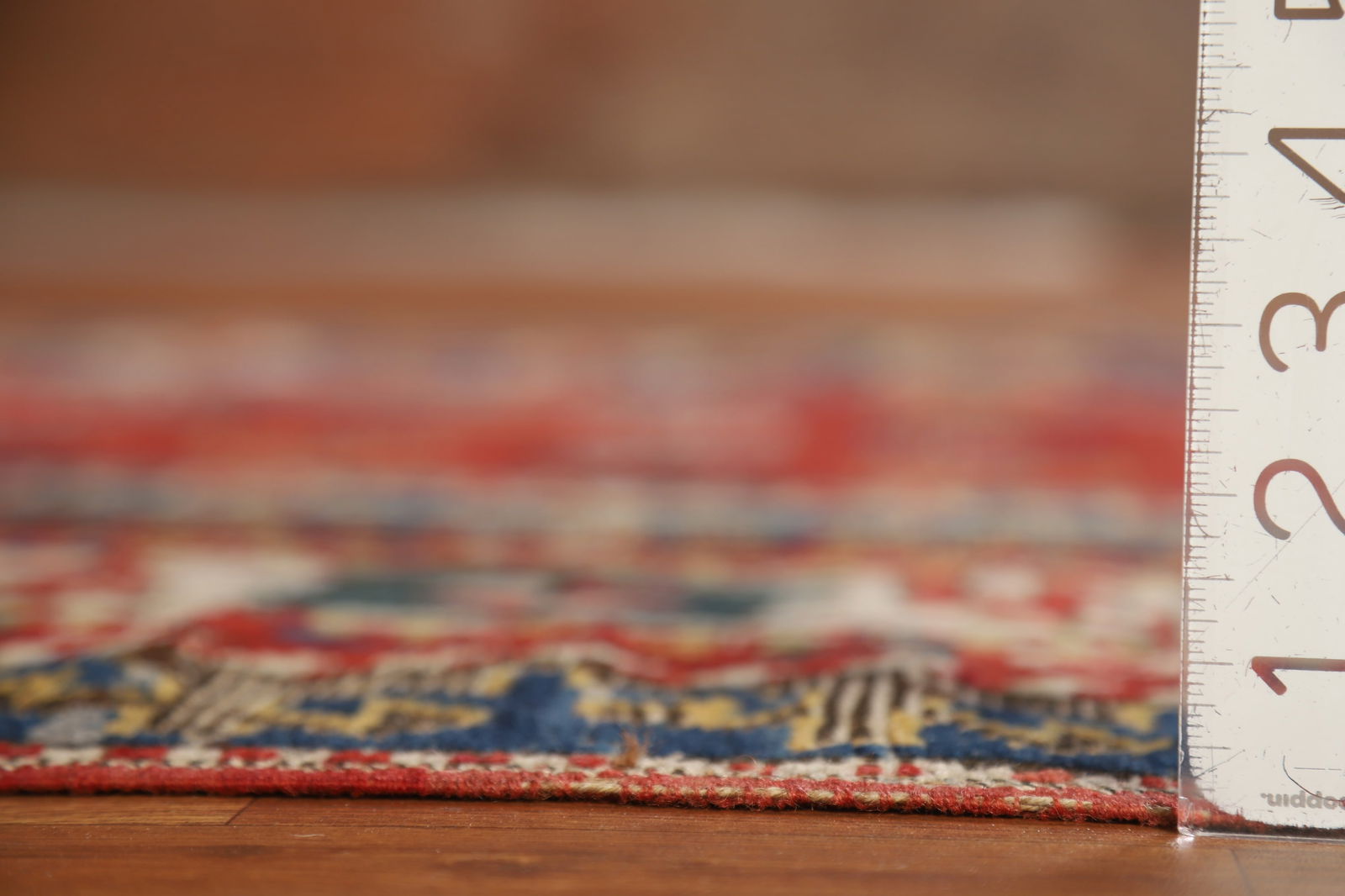 Pre-1900 Antique Kazak Vegetable Dye Area Rug 5x8 - 19