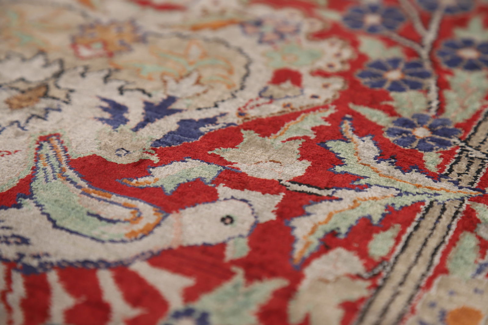 Pre-1900 Antique Tabriz Vegetable Dye Persian Rug 4x7 - 11