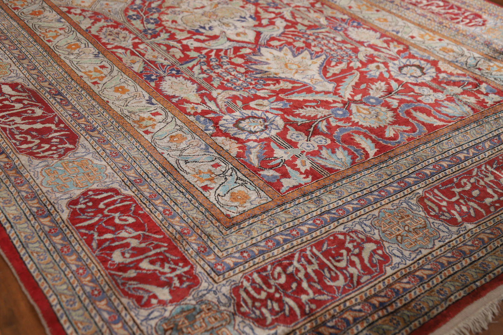 Pre-1900 Antique Tabriz Vegetable Dye Persian Rug 4x7 - 6