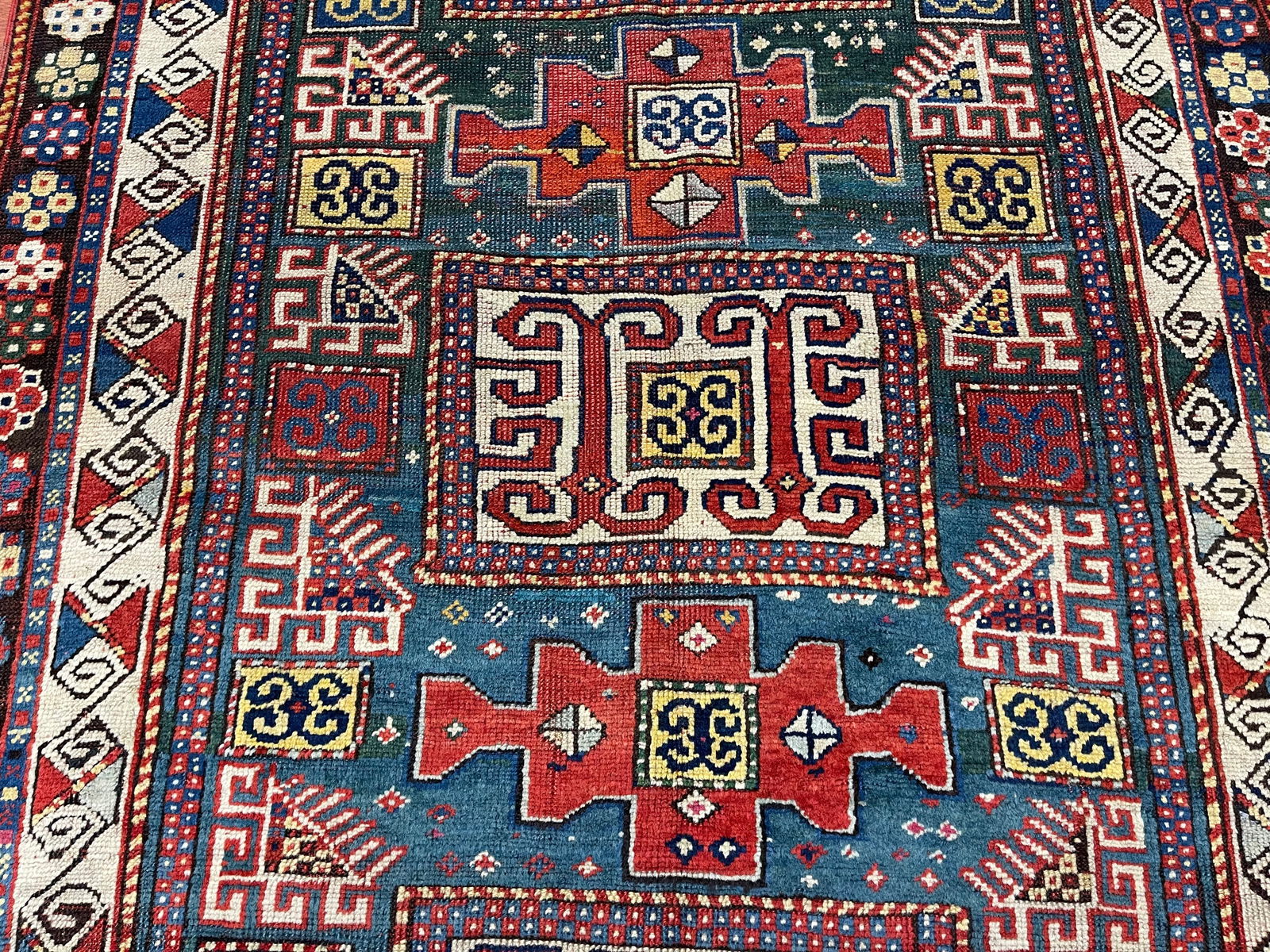 Antique Karachop Kzak Caucasian rug-4939 - 3