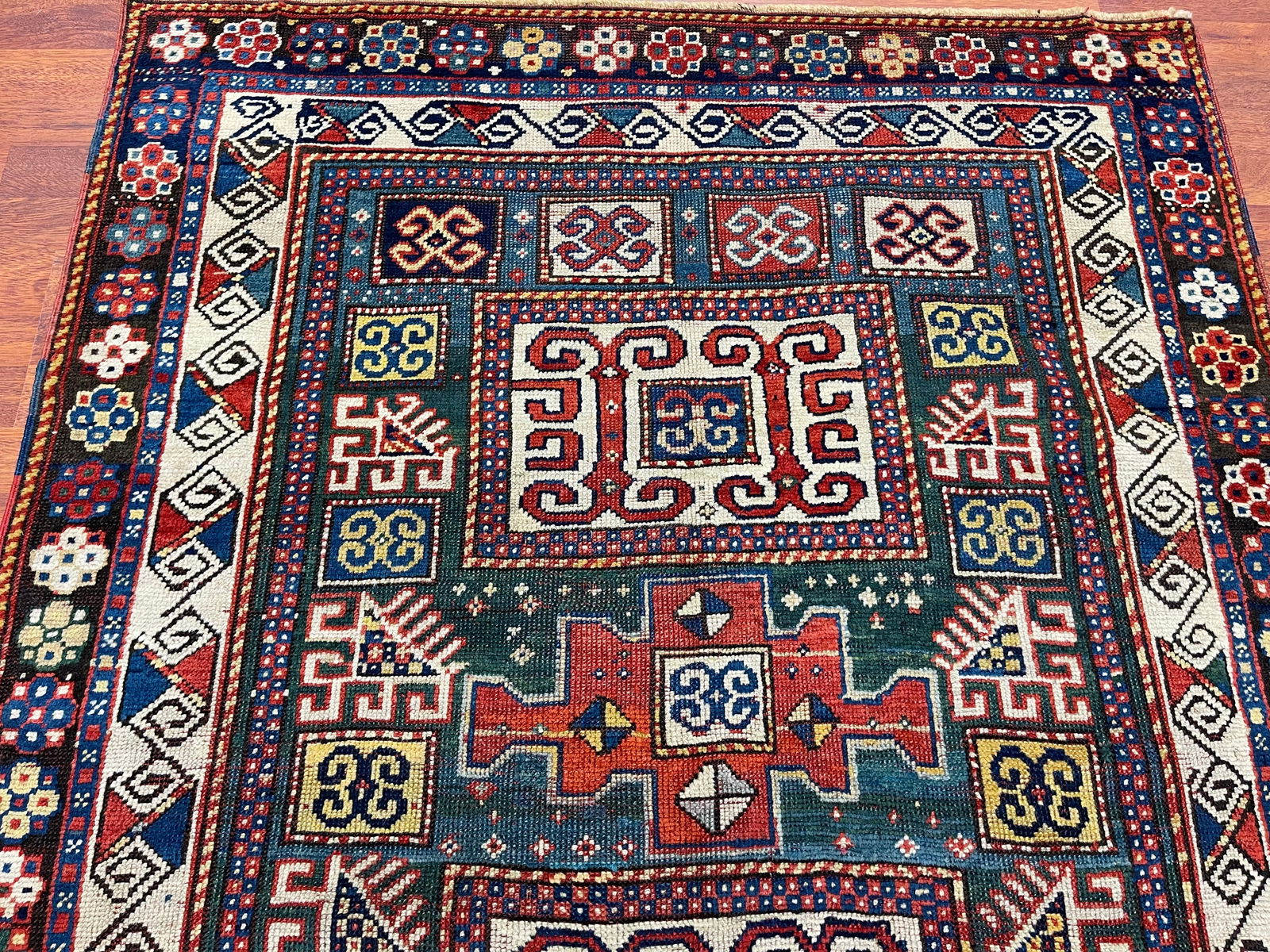 Antique Karachop Kzak Caucasian rug-4939 - 4