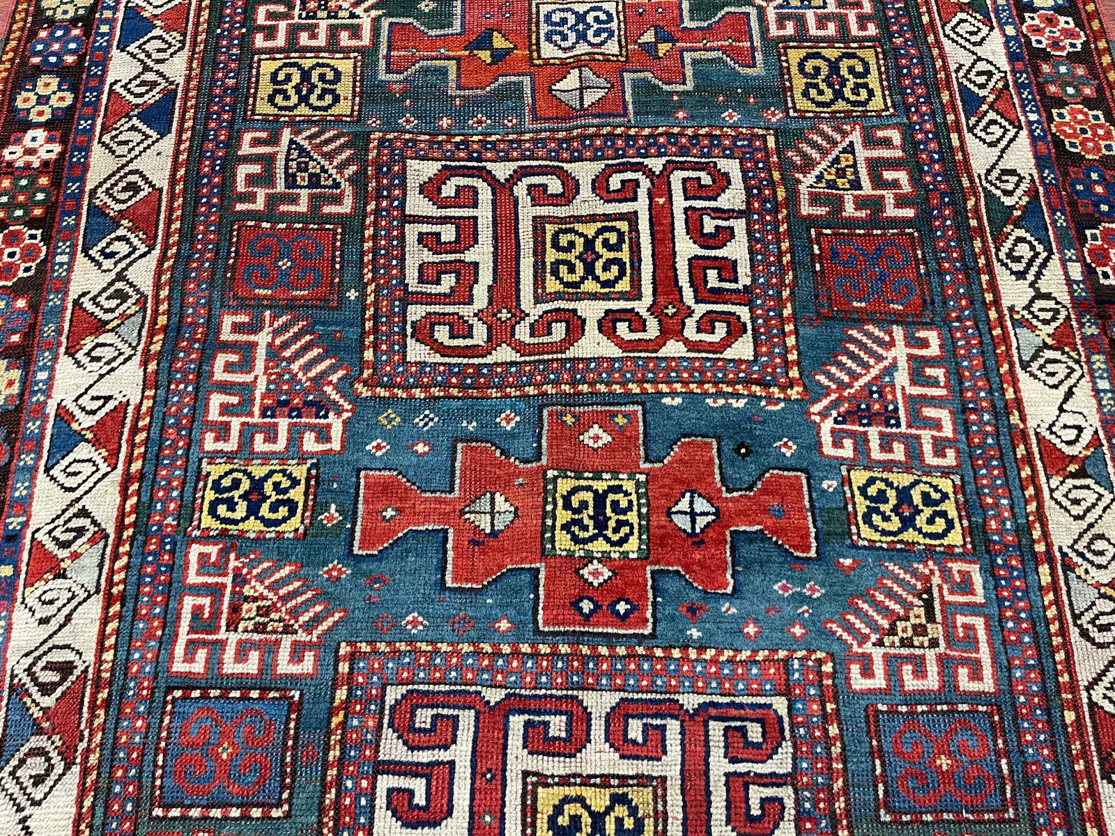 Antique Karachop Kzak Caucasian rug-4939 - 8