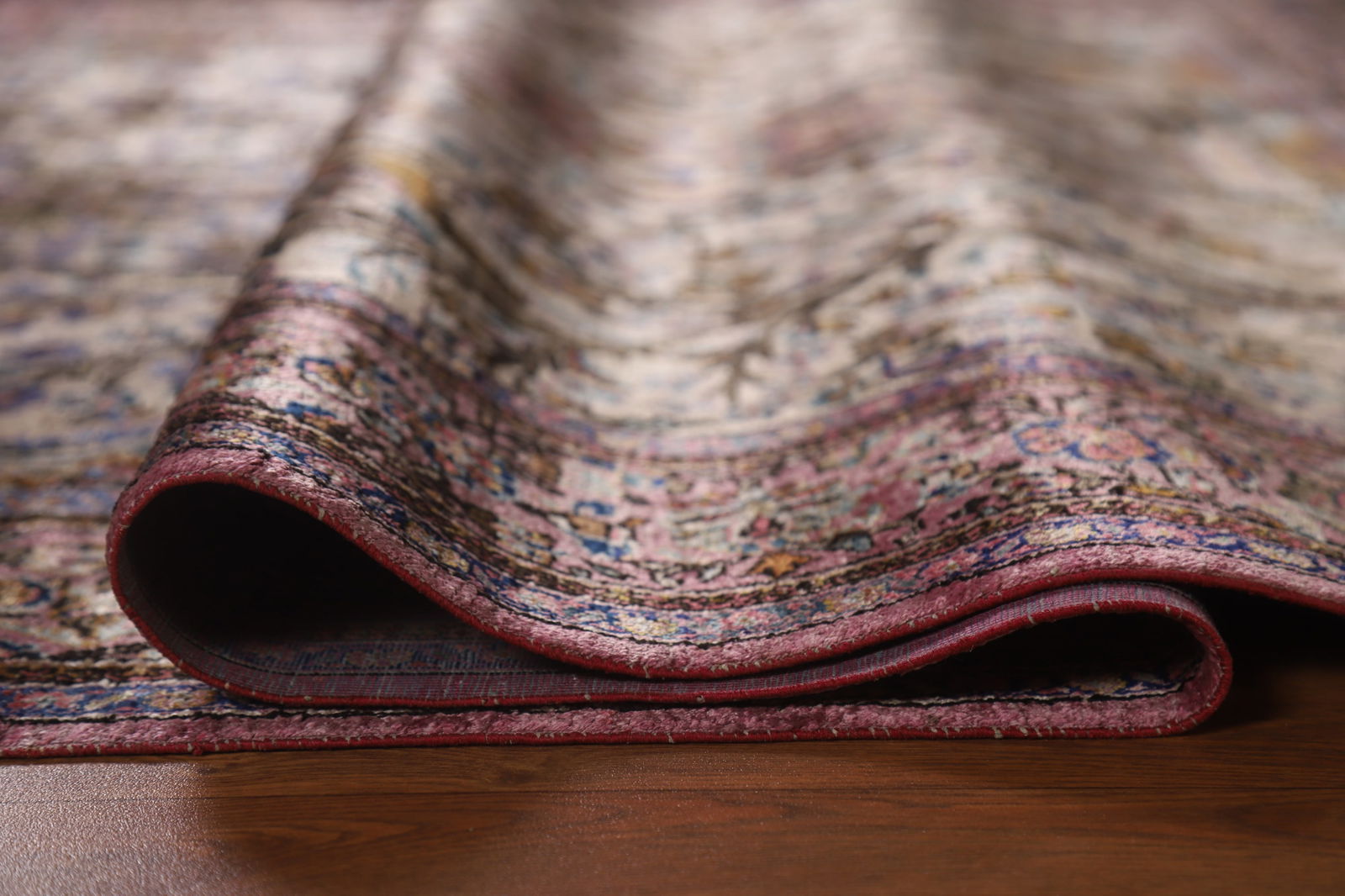 Pre-1900 Antique Vegetable Dye Kashan Persian Rug 4x7 - 12