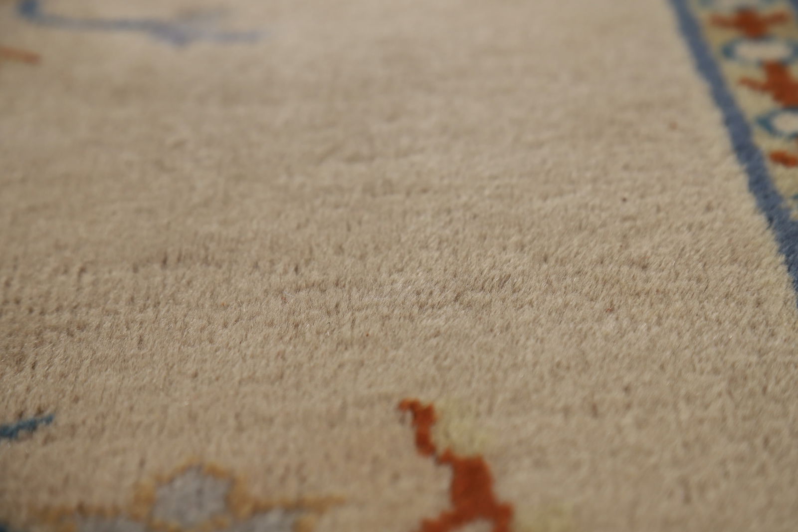 Antique Vegetable Dye Art Deco Chinese Accent Rug 9x11 - 11