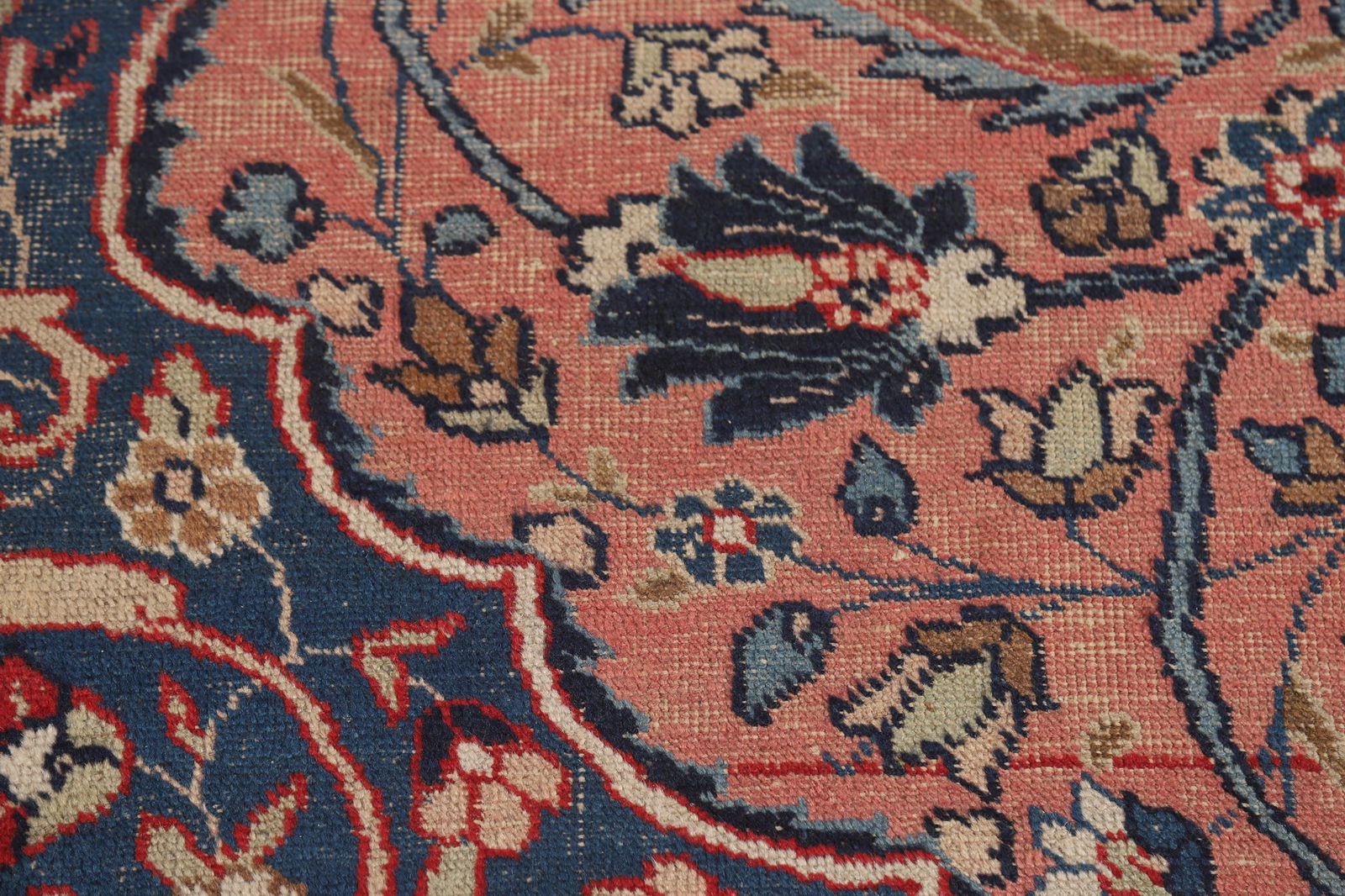 Pre-1900 Antique Vegetable Dye Tabriz Persian Area Rug 8x11 - 10