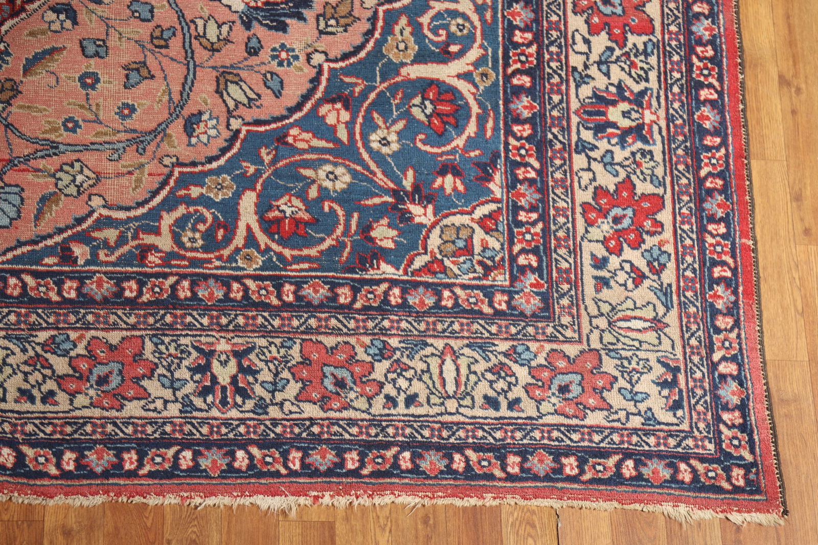 Pre-1900 Antique Vegetable Dye Tabriz Persian Area Rug 8x11 - 5
