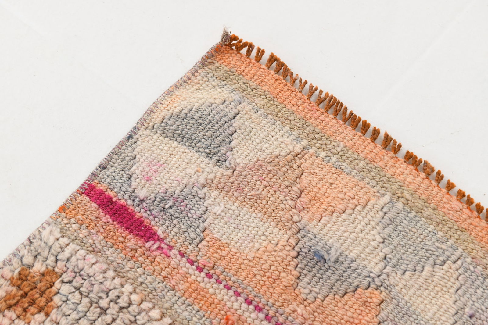 2'9'' x 9'4'' Handmade Vintage Wool Rug - 20477 - 10