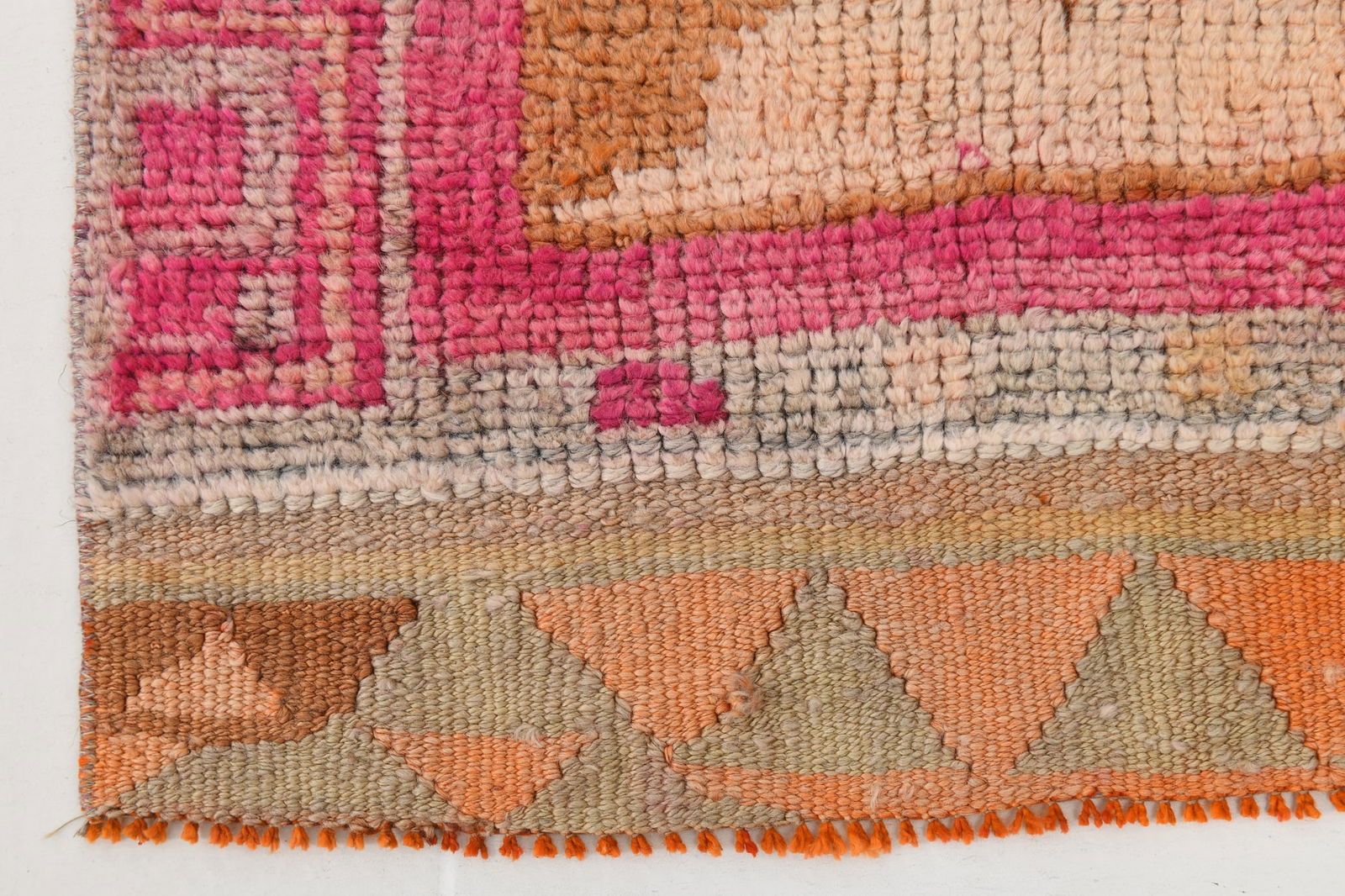 2'9'' x 9'4'' Handmade Vintage Wool Rug - 20477 - 11