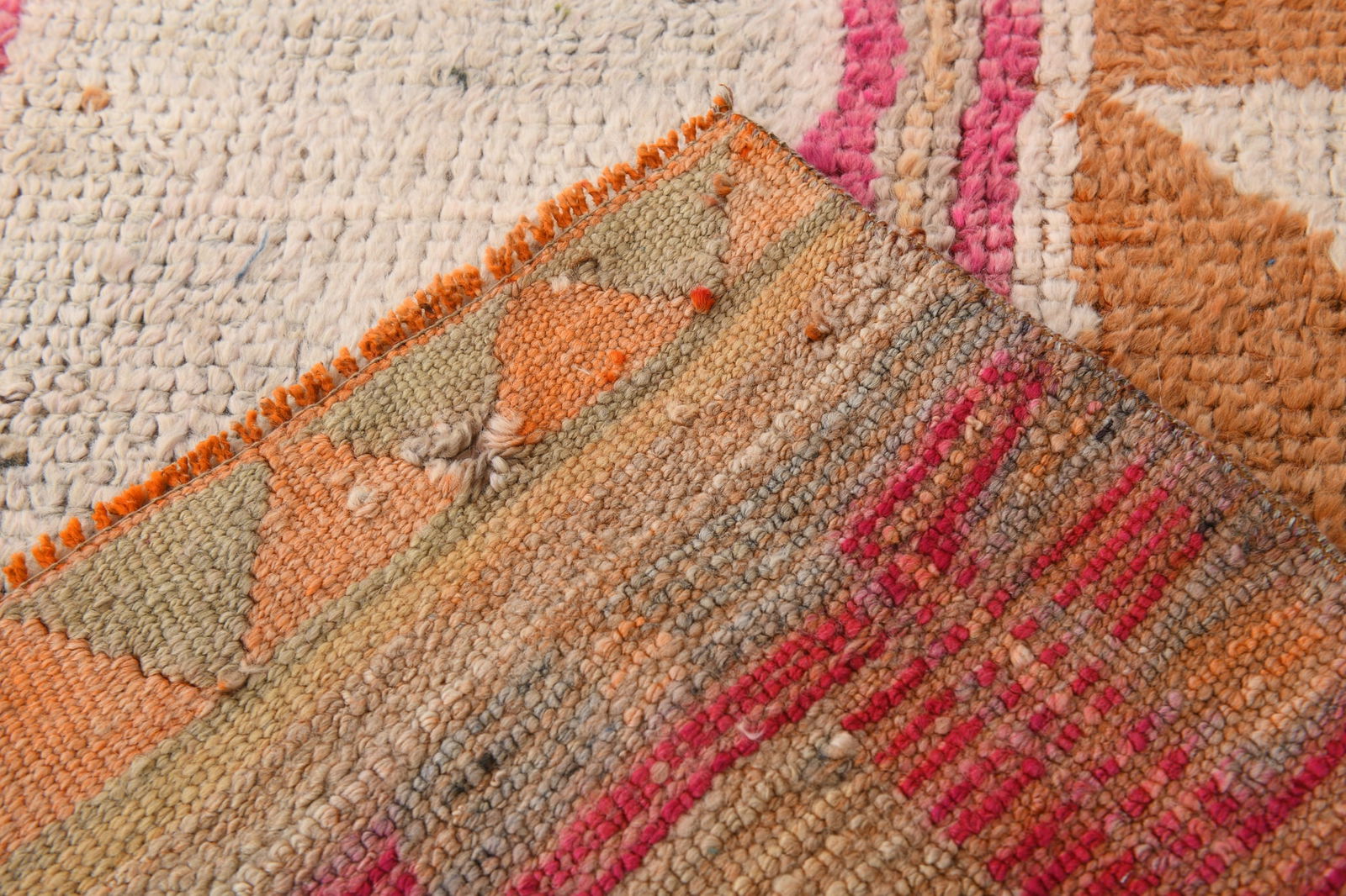 2'9'' x 9'4'' Handmade Vintage Wool Rug - 20477 - 13