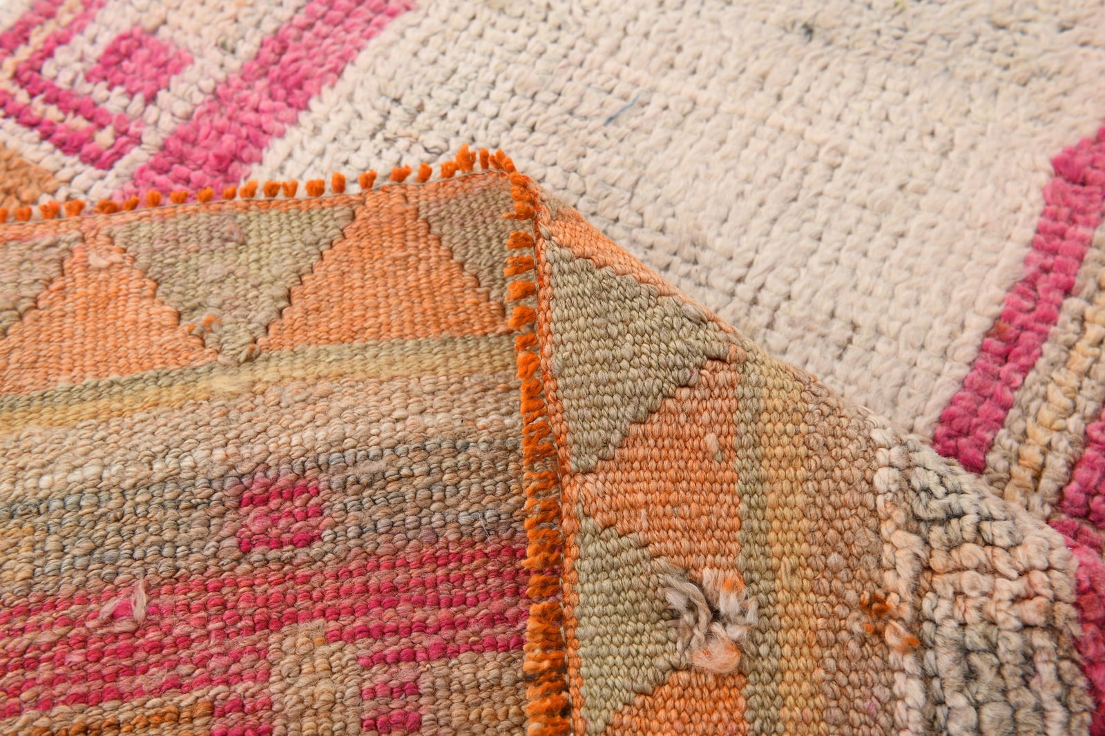 2'9'' x 9'4'' Handmade Vintage Wool Rug - 20477 - 14