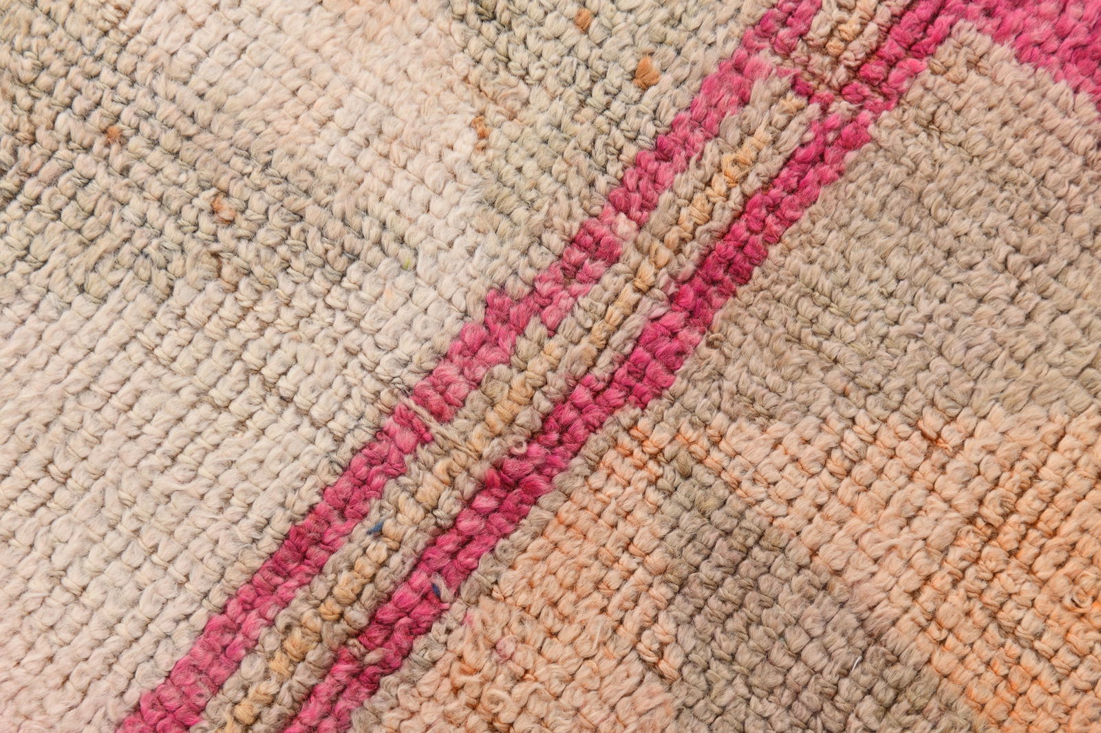 2'9'' x 9'4'' Handmade Vintage Wool Rug - 20477 - 7