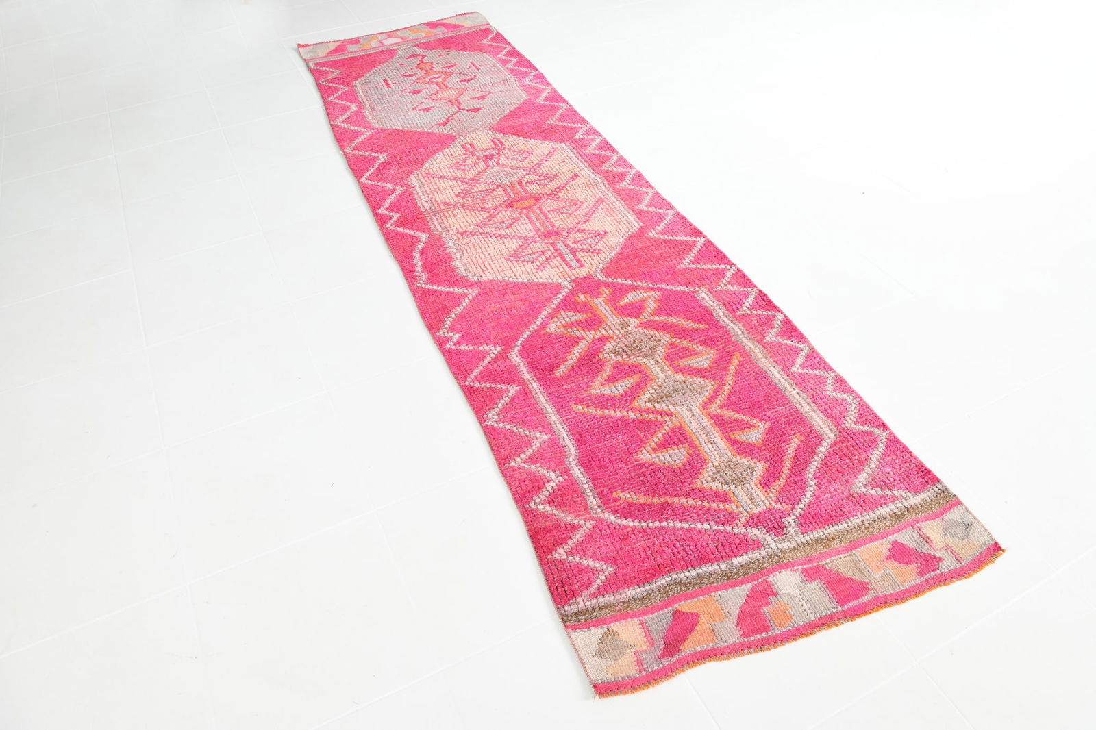 3'0'' x 11'0'' Vintage Wool Runner Rug - 18343 - 18