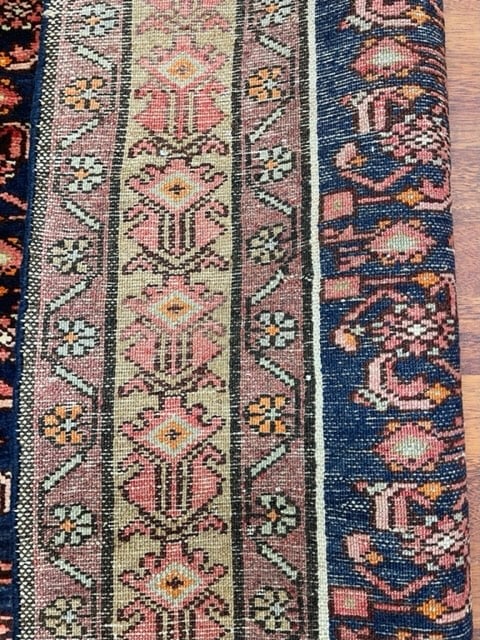 Vintage persian Hamadan rug-4544 - 9