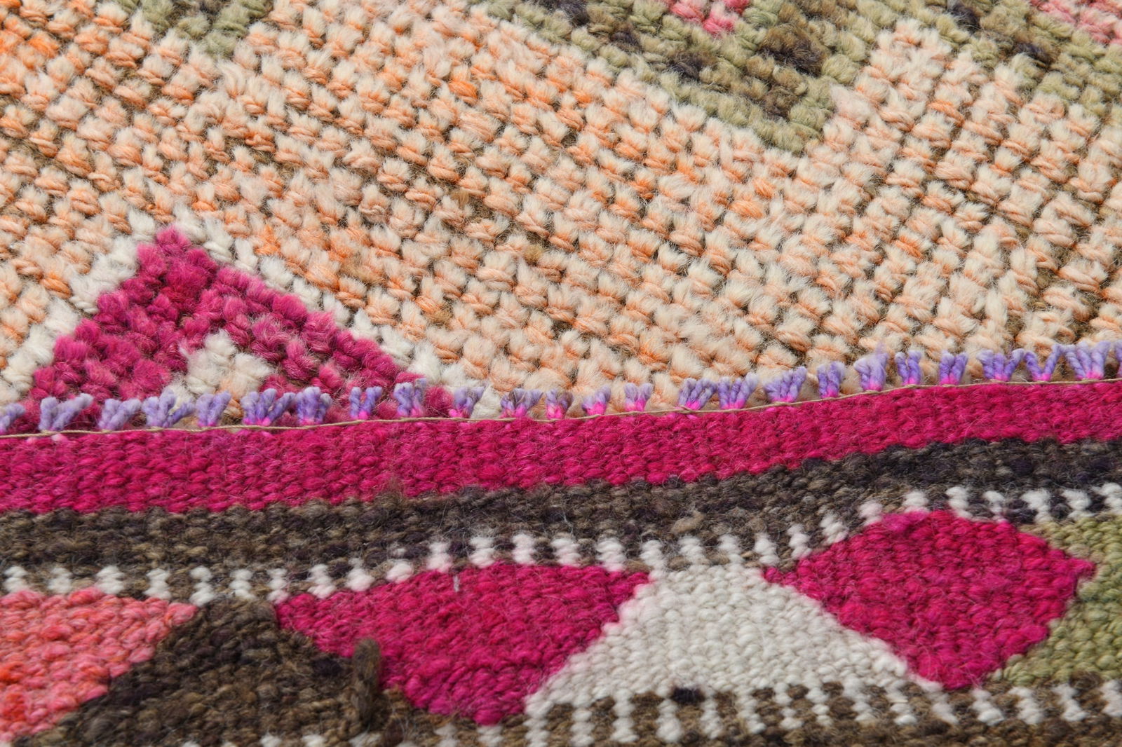 3'2'' x 10'7'' Vintage Wool Runner Rug - 18523 - 19