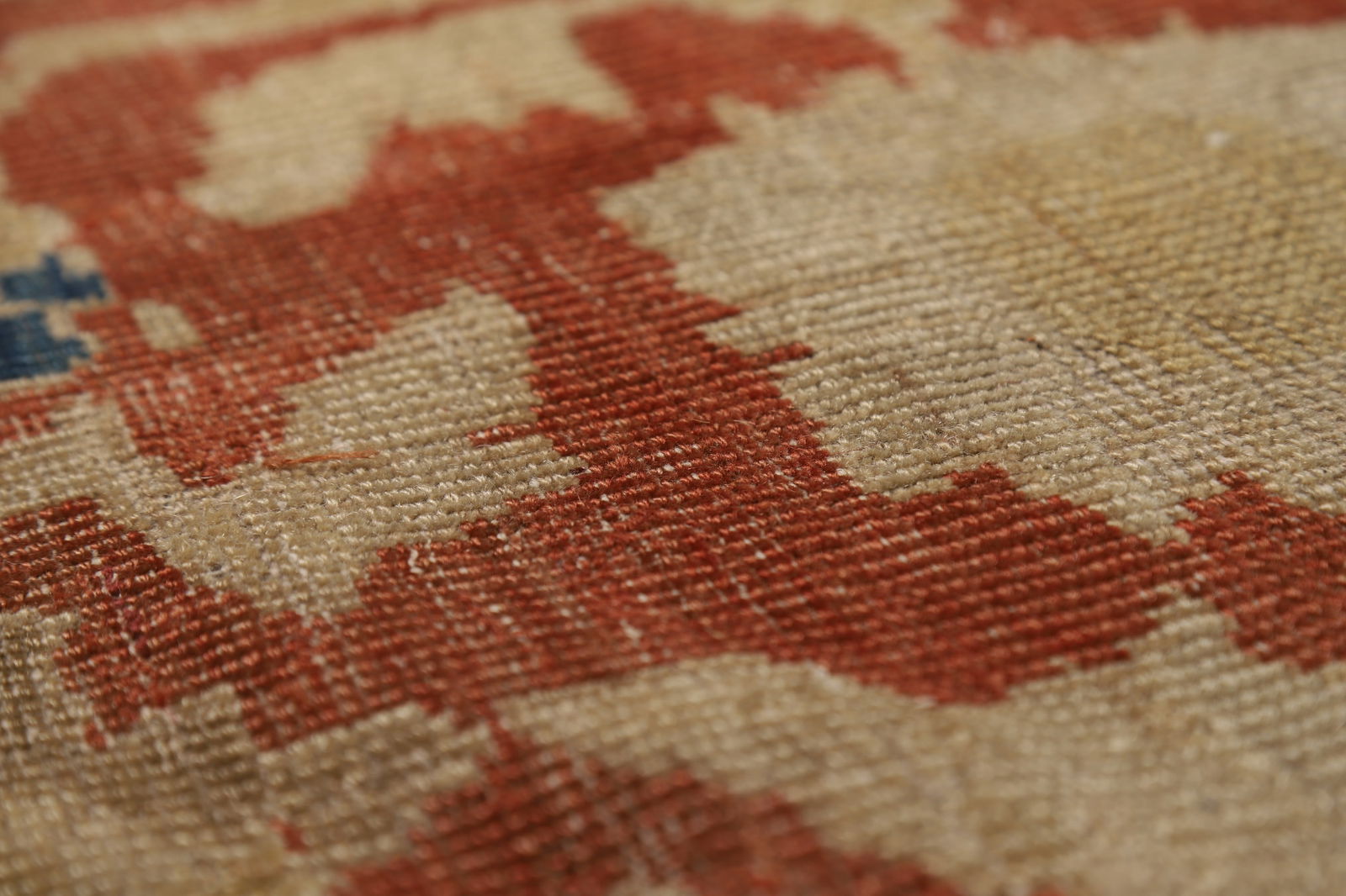 Pre-1900 Antique Vegetable Dye Sultanabad Persian Rug 11x19 - 11