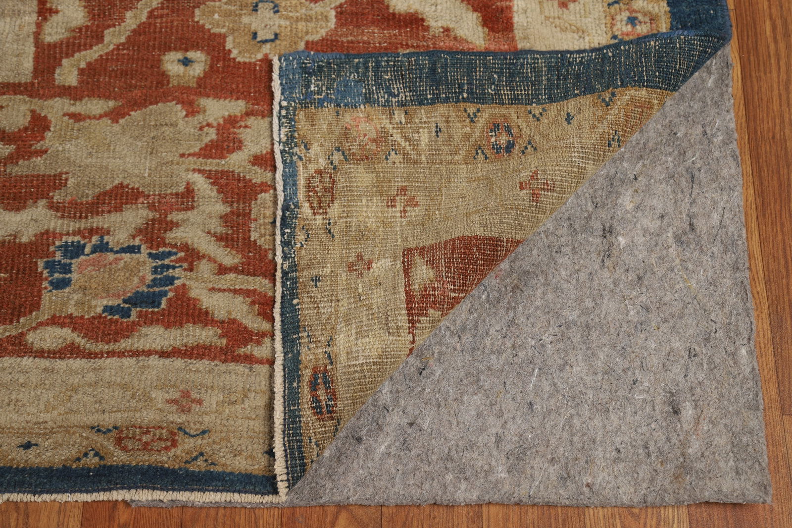 Pre-1900 Antique Vegetable Dye Sultanabad Persian Rug 11x19 - 7