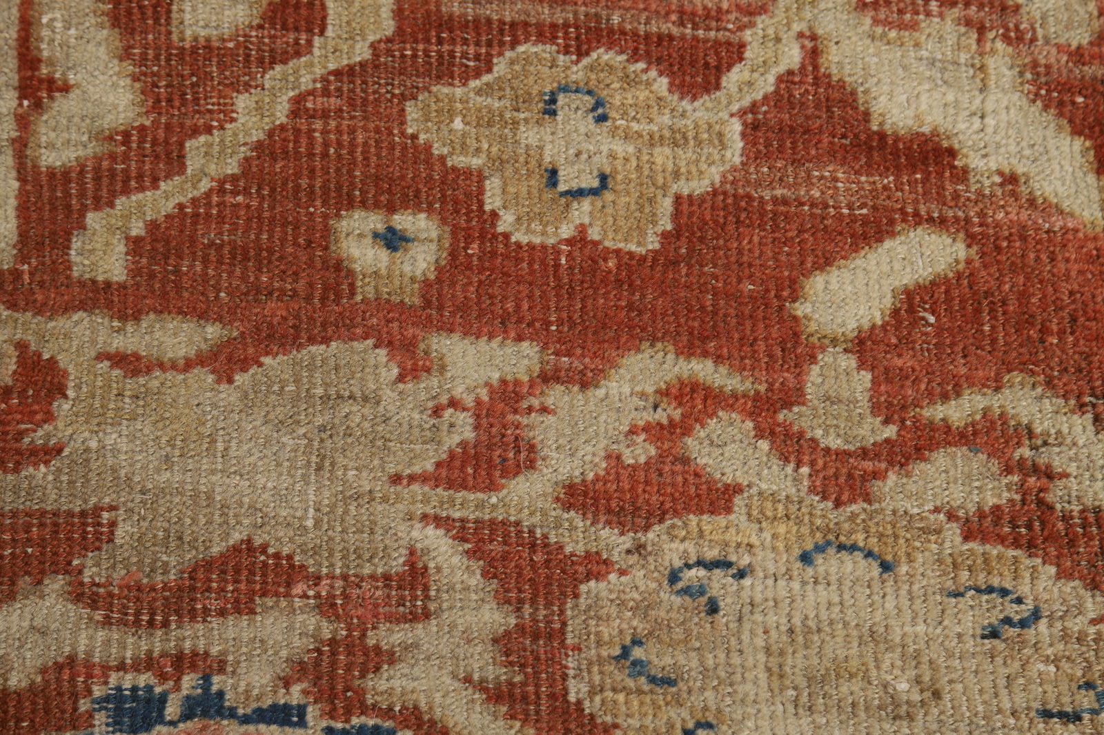 Pre-1900 Antique Vegetable Dye Sultanabad Persian Rug 11x19 - 9