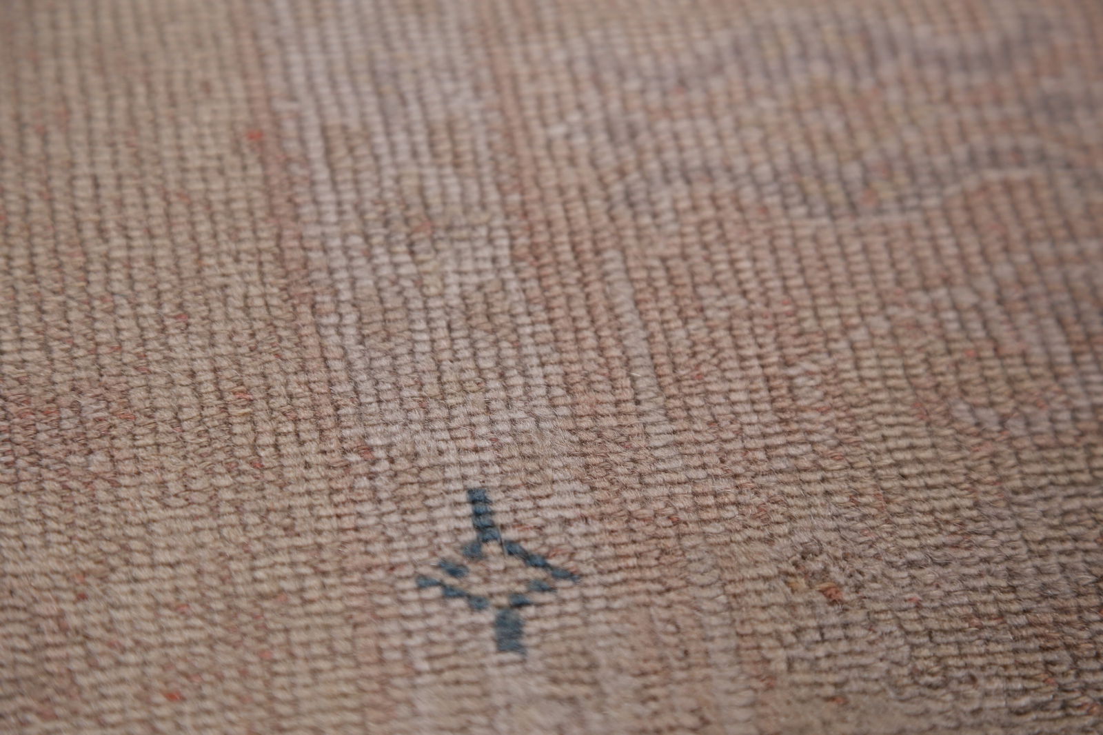 Vegetable Dye Antique Oushak Turkish Runner Rug 2x14 - 11