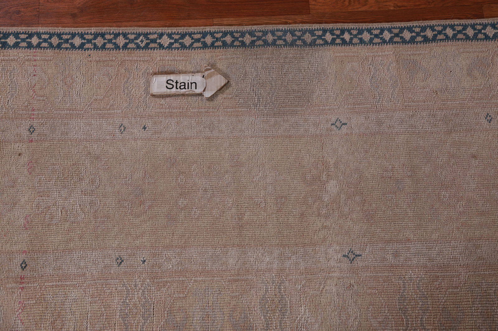 Vegetable Dye Antique Oushak Turkish Runner Rug 2x14 - 16