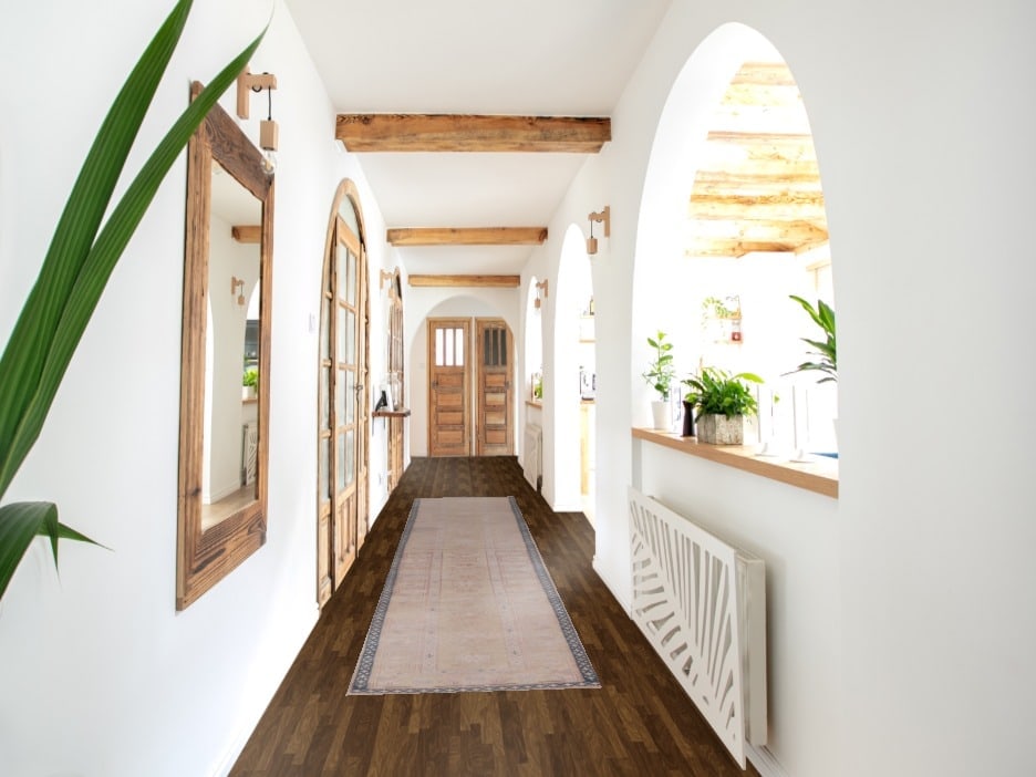 Vegetable Dye Antique Oushak Turkish Runner Rug 2x14 - 2