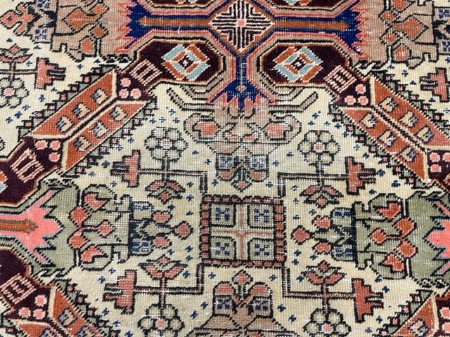 Antique Caucasian Design Large kaysari rug-5002 - 11