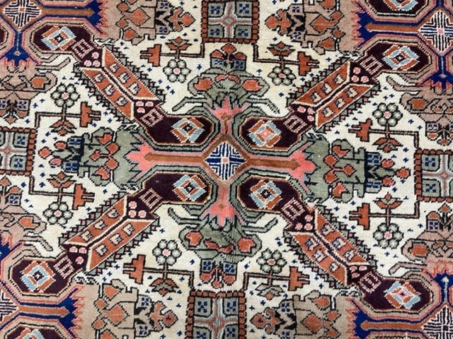 Antique Caucasian Design Large kaysari rug-5002 - 8