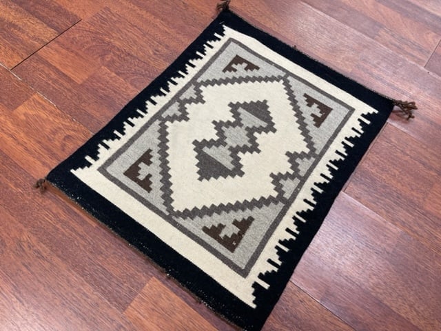 Antique American Native Navajo Rug-5266 - 2