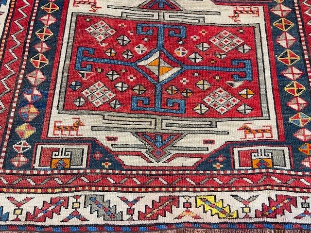 Antique Gendjeh Caucasian Runner-5167 - 3