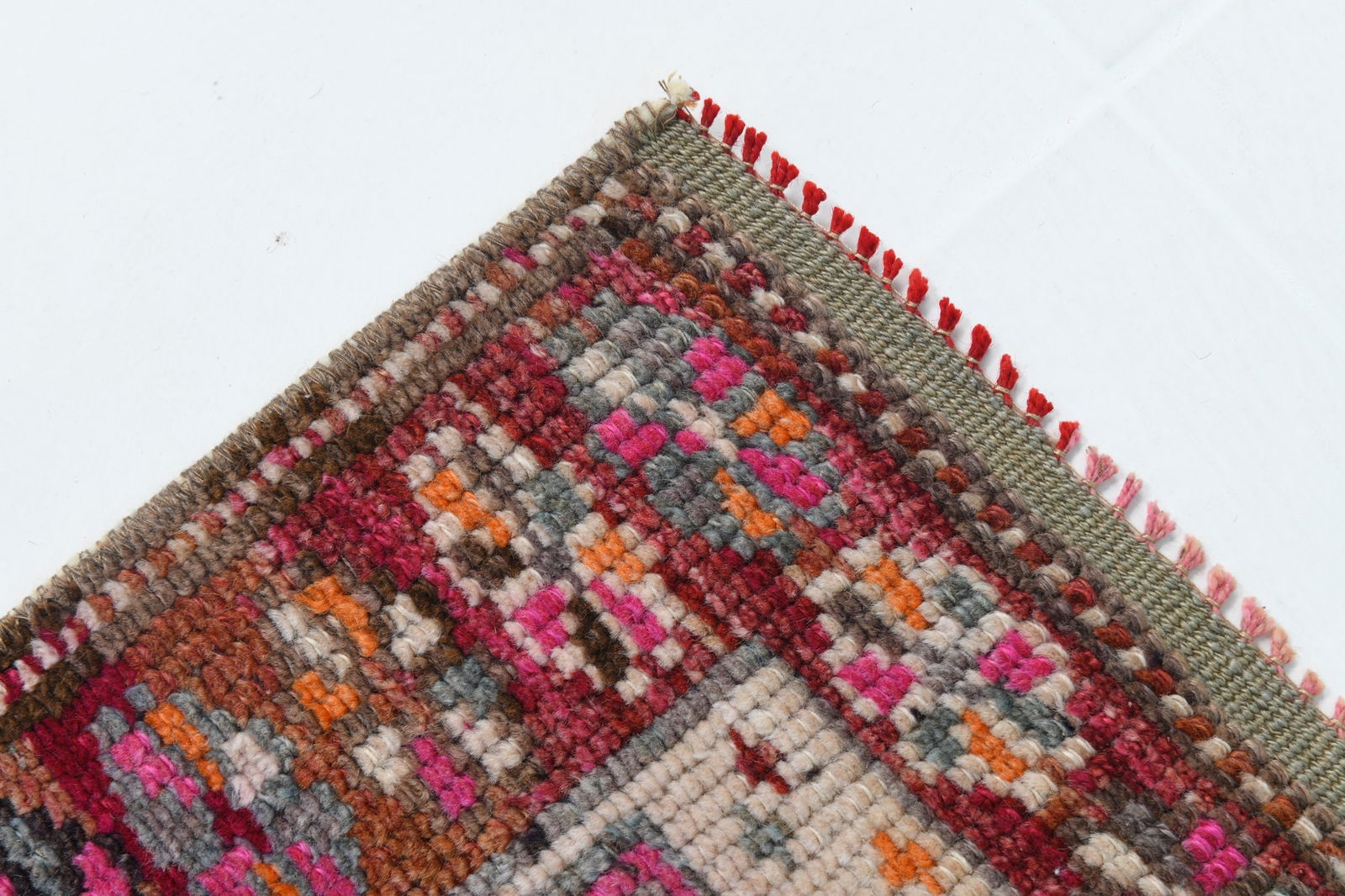 2'7'' x 12'2'' Vintage Wool Runner Rug - 18169 - 13