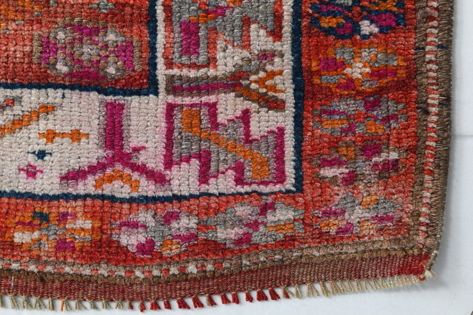 2'7'' x 12'2'' Vintage Wool Runner Rug - 18169 - 16