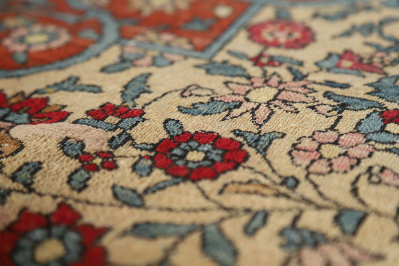Pre-1900 Antique Vegetable Dye Isfahan Ahmad Persian Rug 4x7 - 12