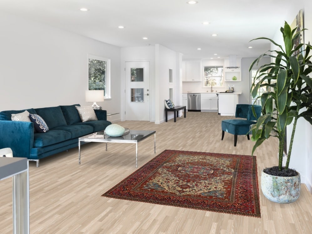 Pre-1900 Antique Vegetable Dye Isfahan Ahmad Persian Rug 4x7 - 2