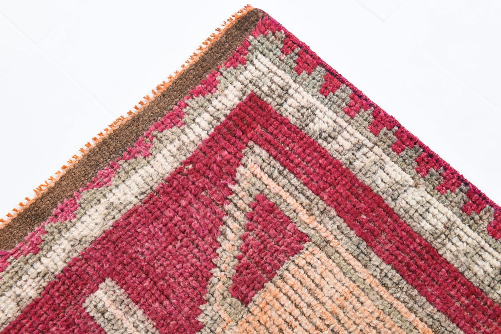 3'1'' x 9'4'' Vintage Wool Runner Rug - 18561 - 10