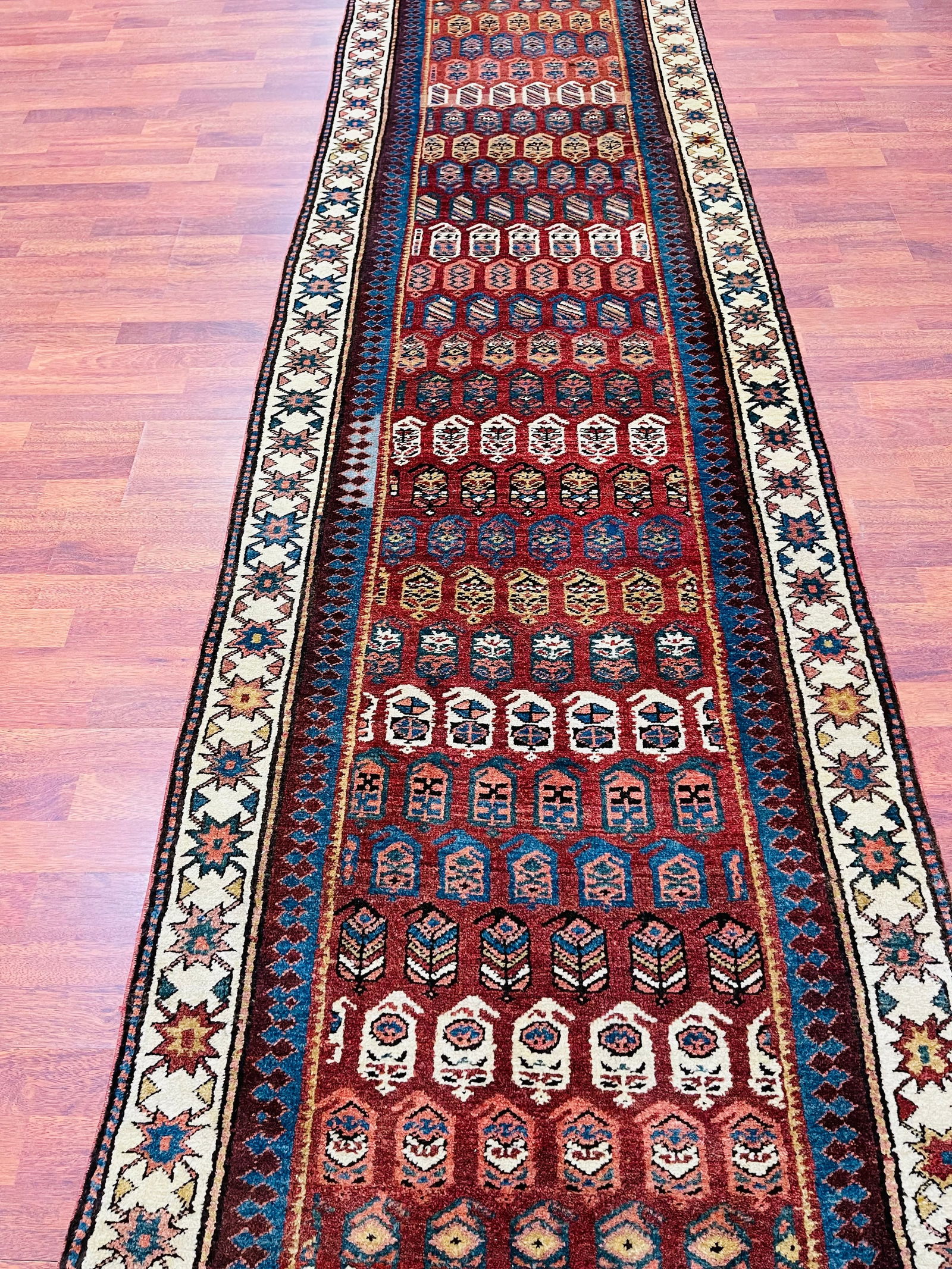 Antique Persian Malayer Runner-4920 - 3