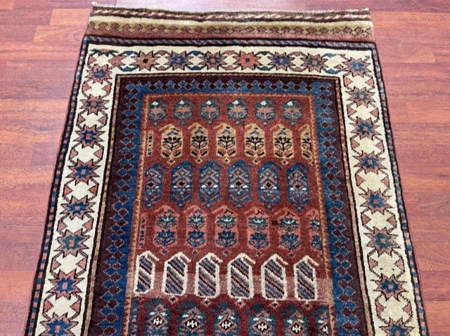 Antique Persian Malayer Runner-4920 - 5