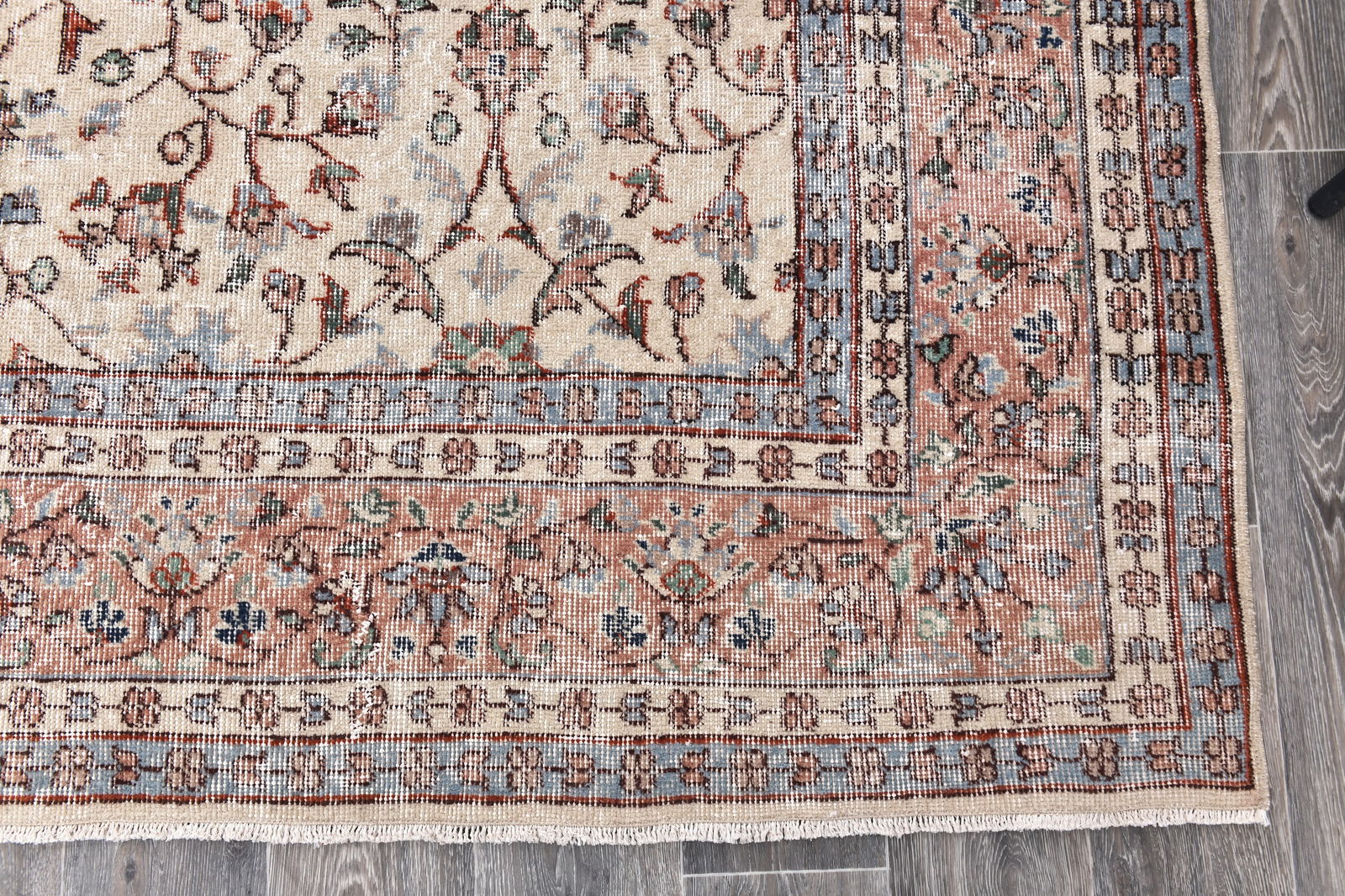 7'0'' x 10'2'' Handmade Vintage Wool Rug - 243989 - 10