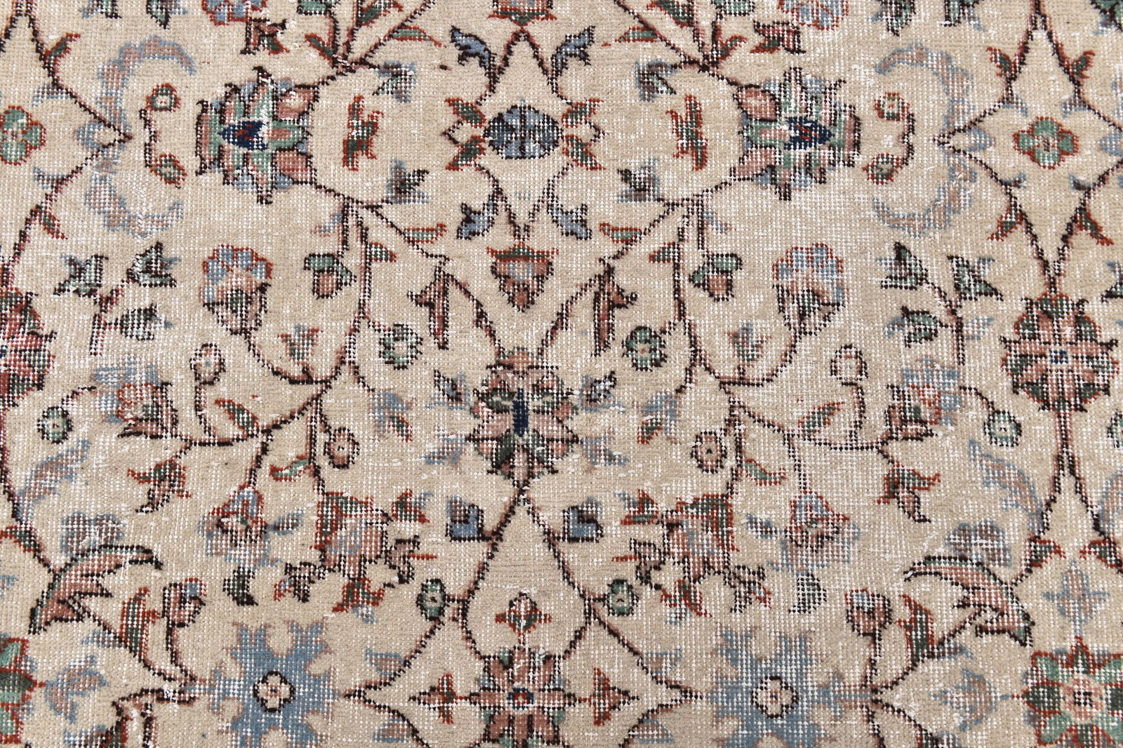 7'0'' x 10'2'' Handmade Vintage Wool Rug - 243989 - 5