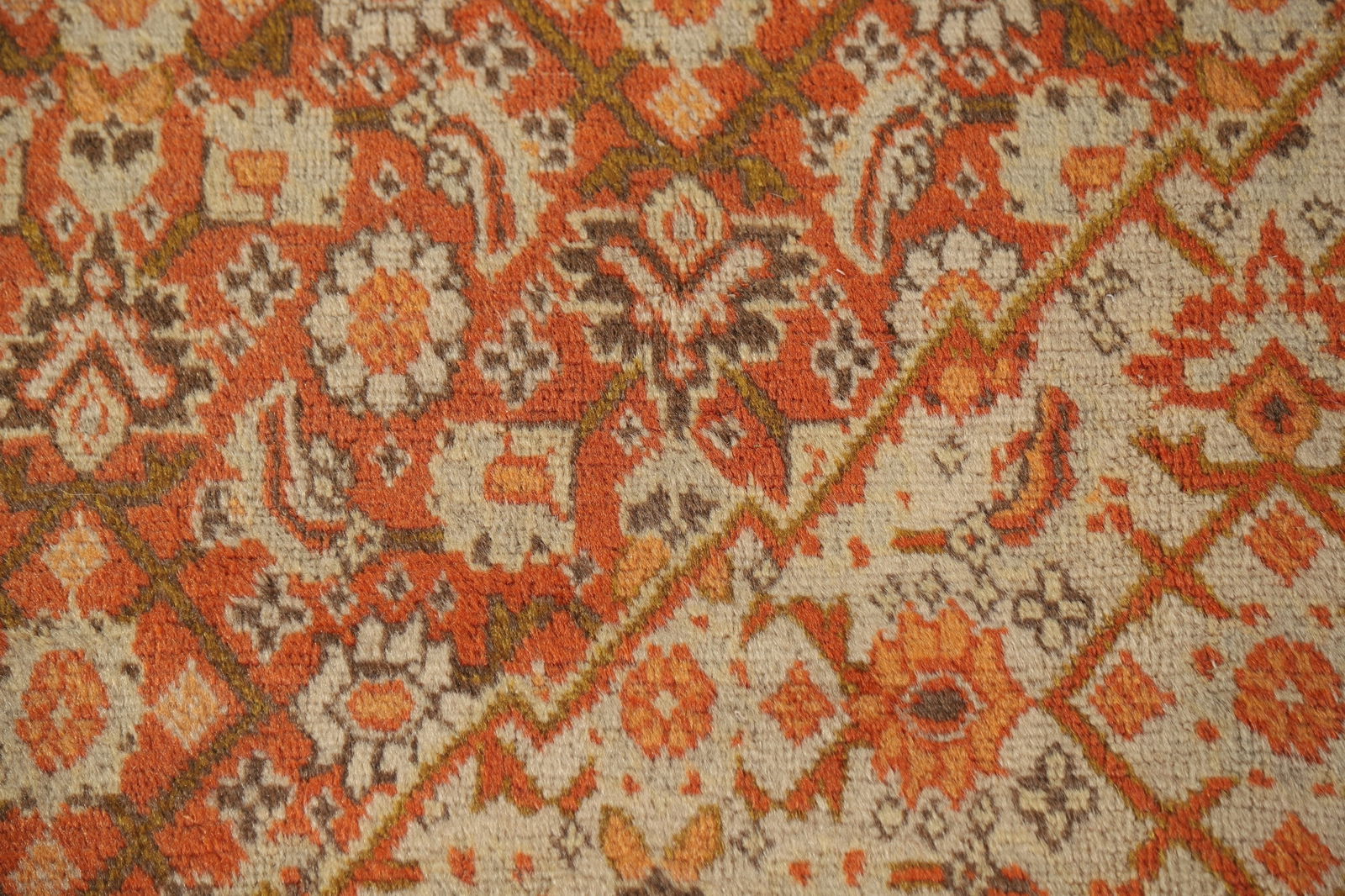 Antique Vegetable Dye Tabriz Persian Area Rug 10x13 - 10
